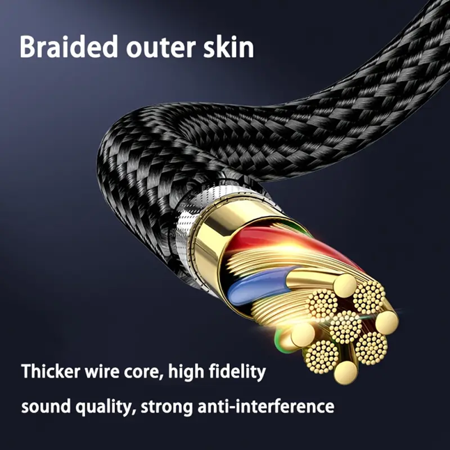 Type C To 3.5mm Aux Cable 2mtr