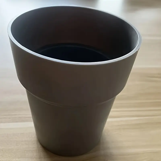 Flower Pot With Hidden Compartment