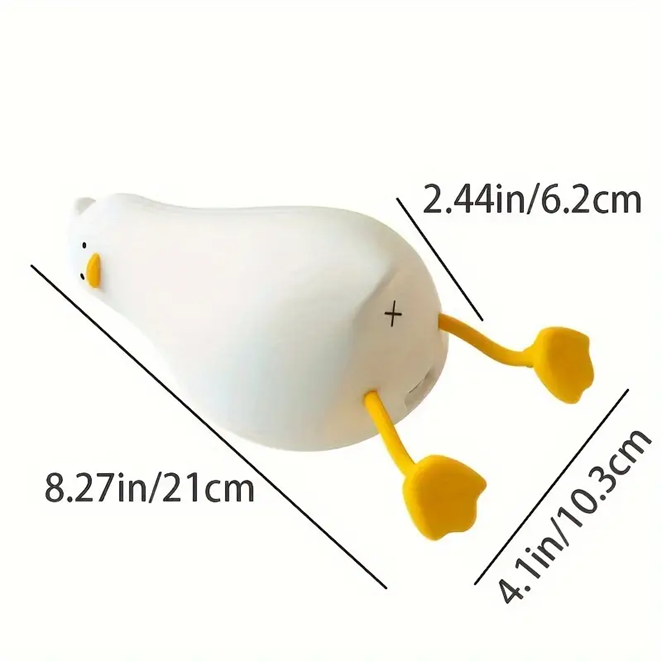 Cute Duckling Silicone Touch Night Light