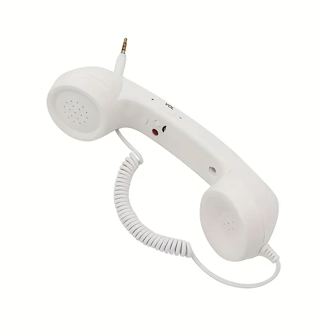 Corded phone handset