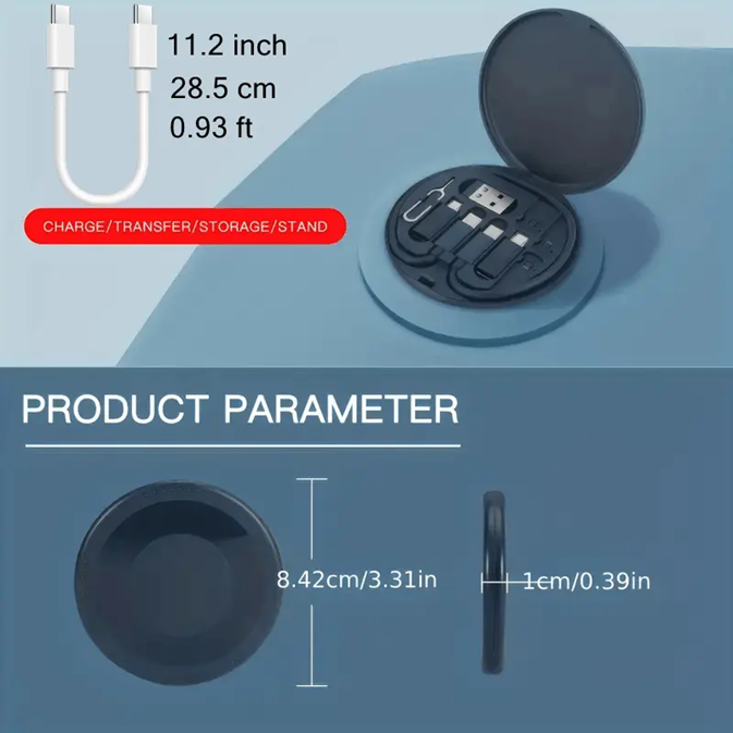 60W Fast Charging 5 in 1 Multiport Charging and Data Cable Kit