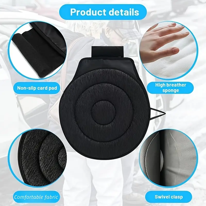 360-Degree Rotating Seat Cushion