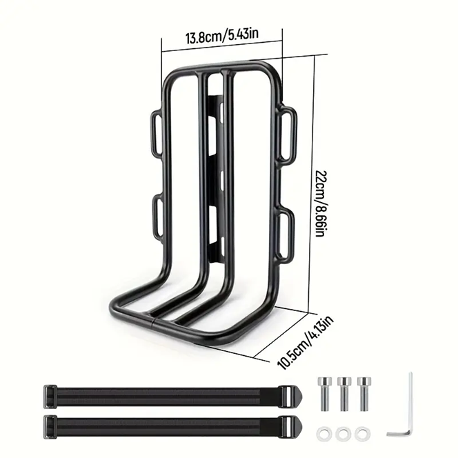Bike Front Wheel Rack with Adjustable Straps