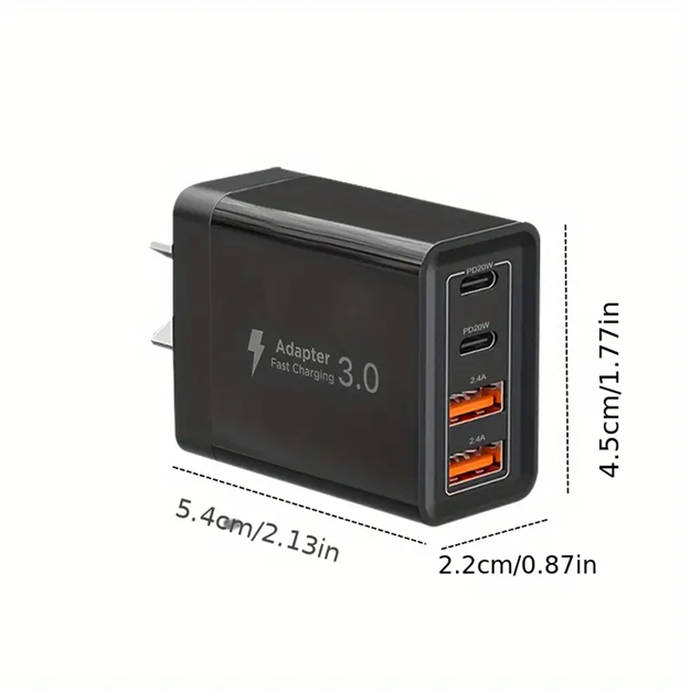 4 Port USB Wall Charger