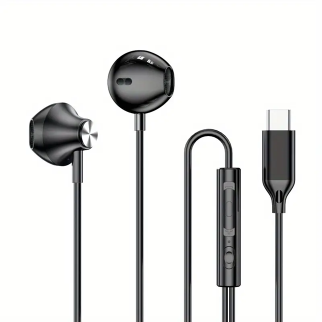 HiFi In-Ear Headphones, USB Type C