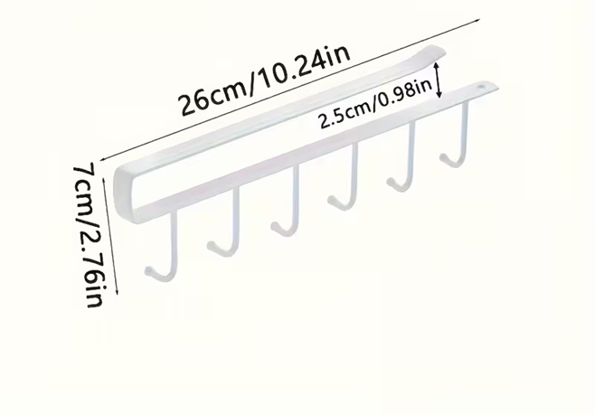 Wall-mounted hat storage rack