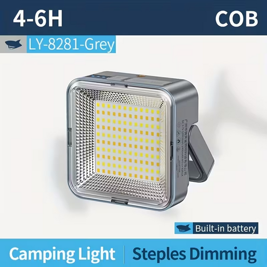 Smiling Shark Portable LED Camping Light with USB Power Bank