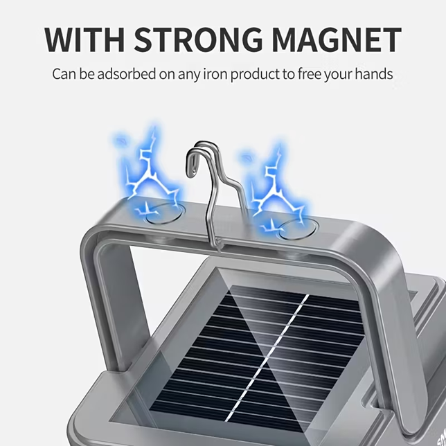 Smiling Shark Portable LED Camping Light with USB Power Bank