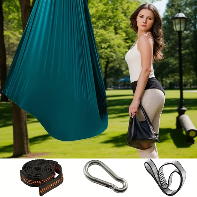 150*280cm Indoor and Outdoor Elastic Swing Hammock