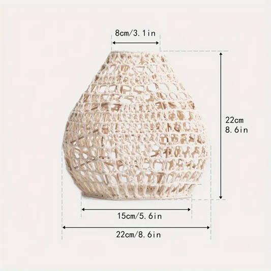 Bohemian Handwoven Pendant Light Shade