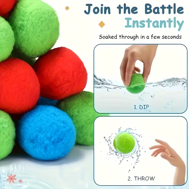 12 Pack Fei Rui Reusable Water Balls