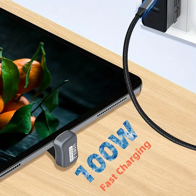 U-Shaped USB-C to USB-C 2MTR 100W Fast Charging