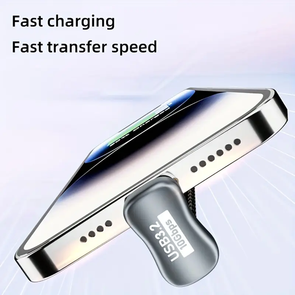 U-Shaped USB-C to USB-C 2MTR 100W Fast Charging