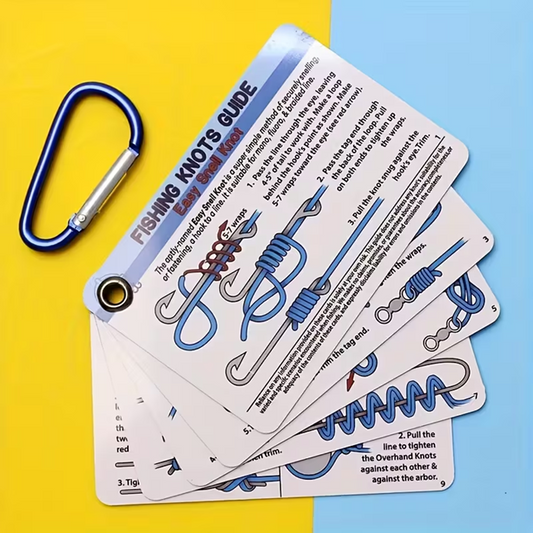 5 Fishing Knot Guide Cards