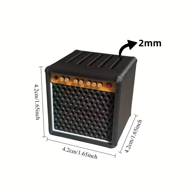 Guitar Pick Holder with Five Colour Picks,