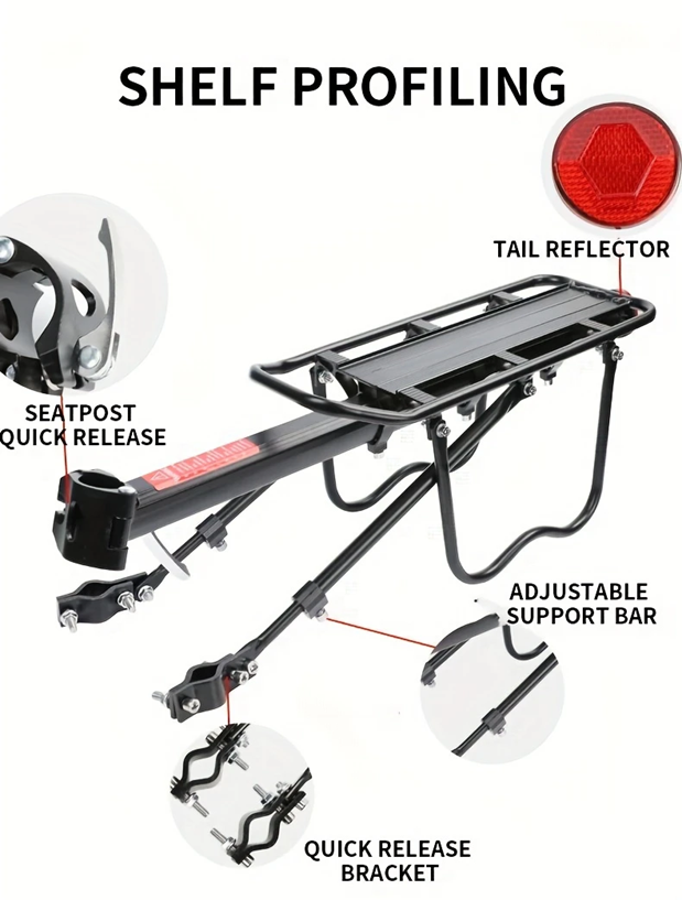 Aluminium Alloy Bike Rear Rack