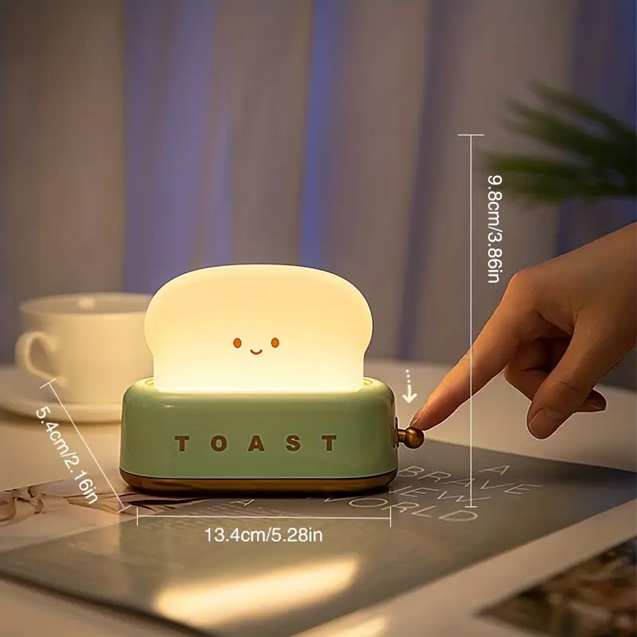 Toast-Shaped LED Desk Lamp