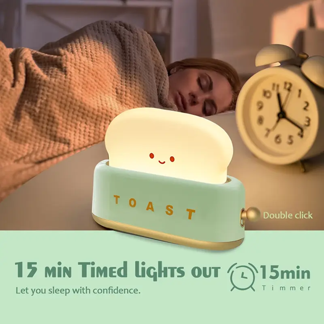 Toast-Shaped LED Desk Lamp