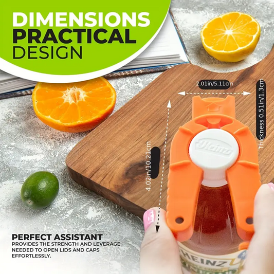 Easy-Grip Multi-Functional Bottle and Can Opener