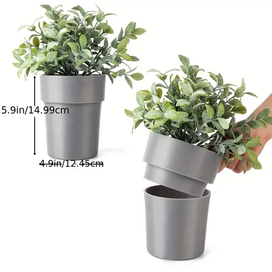Flower Pot With Hidden Compartment