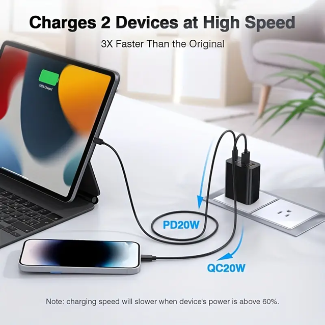 4 Port USB Wall Charger