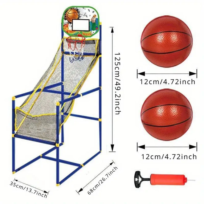Children's Adjustable Height Basketball Hoop