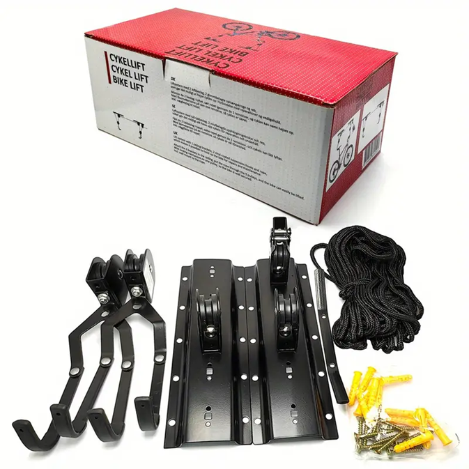 Heavy Duty Ceiling Mounted Mountain Bike / Kayak Lift,