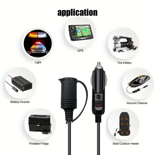 Car Lighter Extension Cable