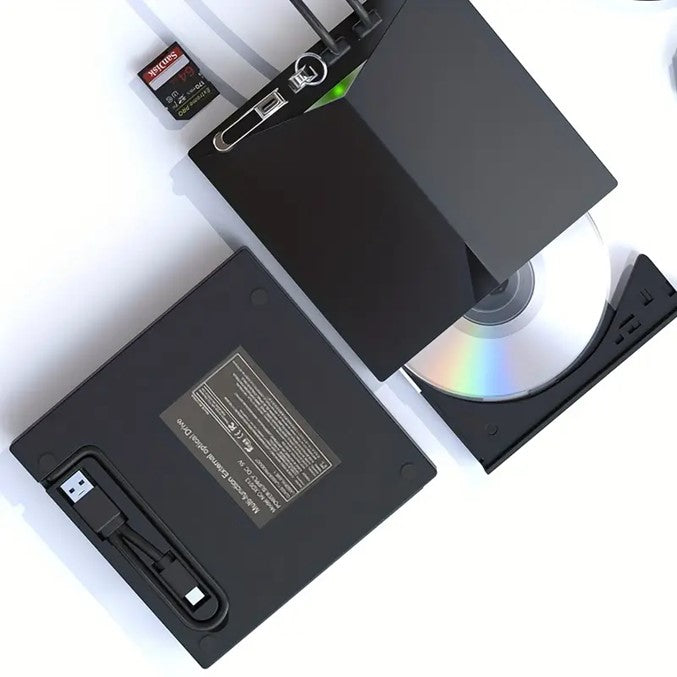 7-in-1 USB 3.0 Portable CD/DVD Drive