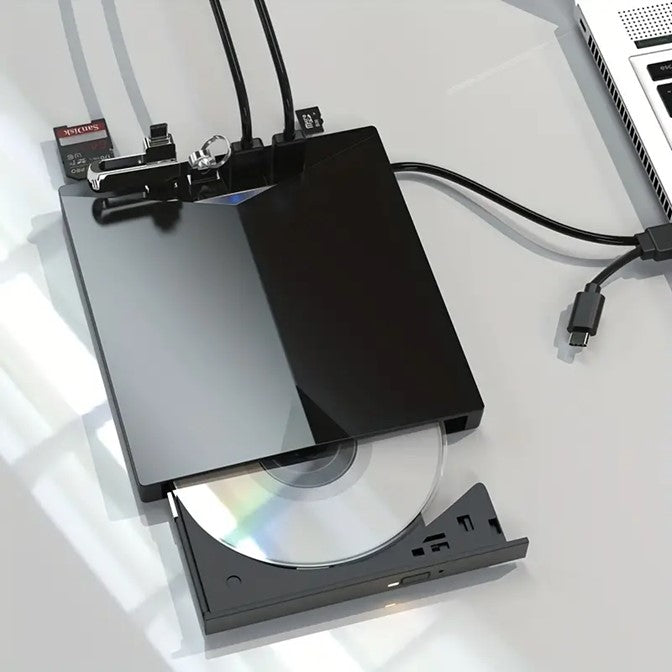 7-in-1 USB 3.0 Portable CD/DVD Drive