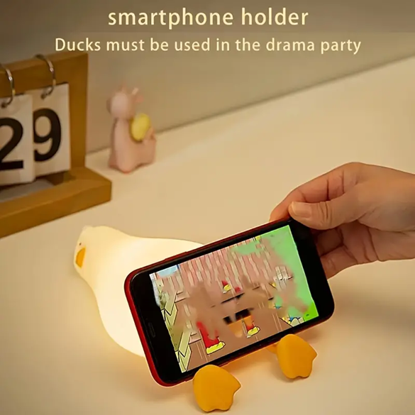Cute Duckling Silicone Touch Night Light