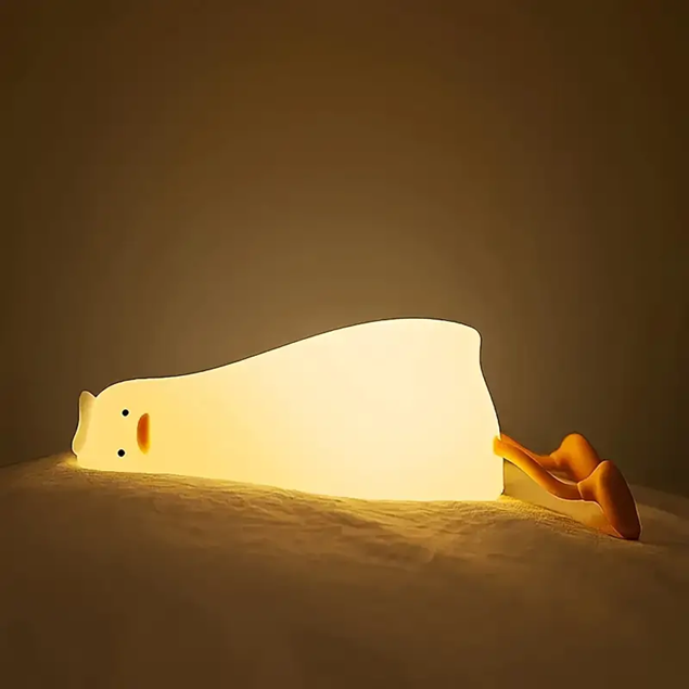 Cute Duckling Silicone Touch Night Light