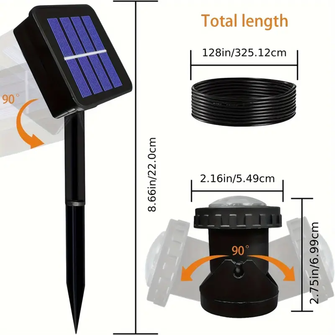Waterproof IP65 Submersible 6LED Spotlights