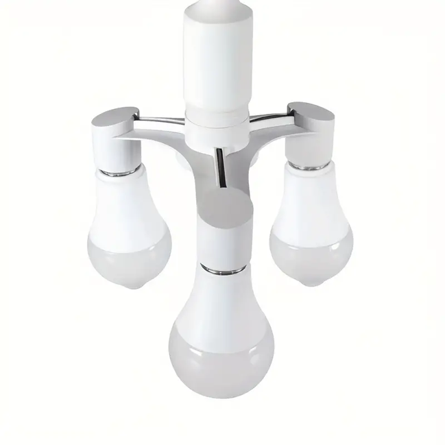 3-Way E27 Lamp Holder Splitter