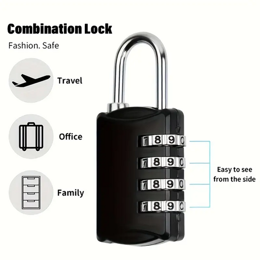 Heavy-Duty 4-Digit Combination Padlock