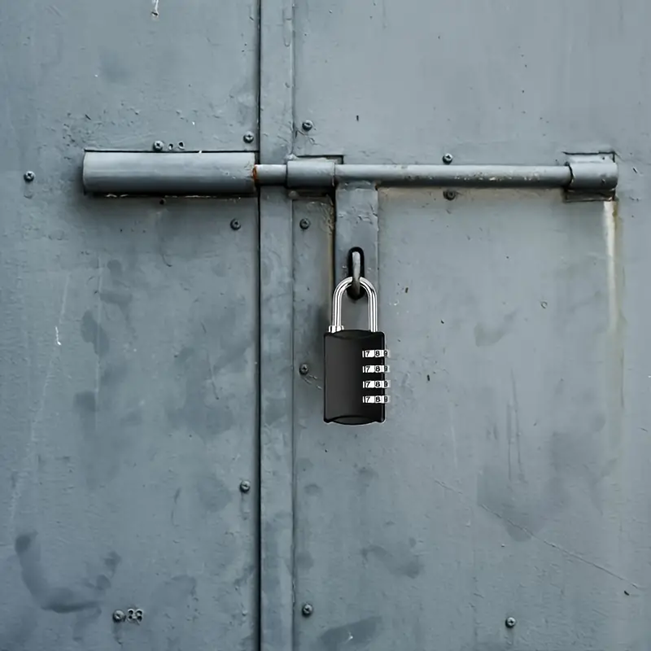 Heavy-Duty 4-Digit Combination Padlock