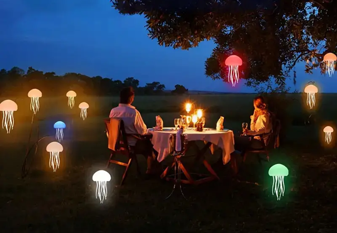 Modern Jellyfish Table Lamp