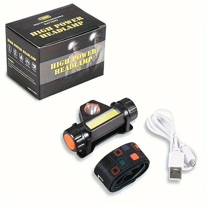Camping LED Rechargeable Headtorch