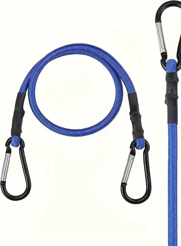 Heavy Duty Elastic With Aluminium Alloy Hooks, 2pc