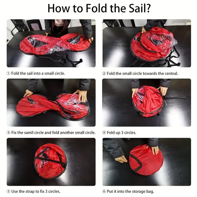 Foldable Kayak Sail