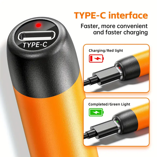 USB Rechargeable Soldering Iron Kit with Digital Display
