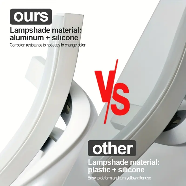 Modern Adjustable Conch Wall Lights, 2pc