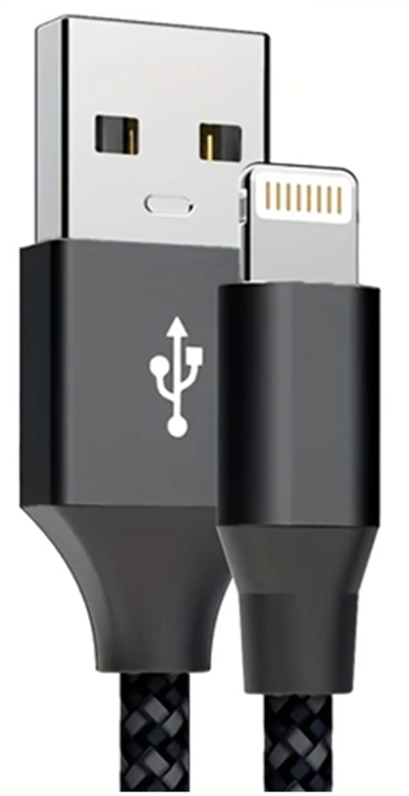 Nylon Braided i-Phone Cable 2mtr
