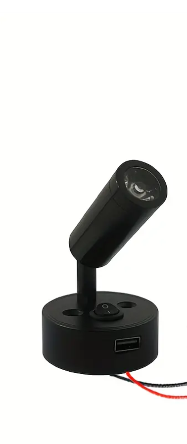 Bedside Reading LED Rotating Spotlight